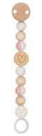 Fopspeenketting Hout hart