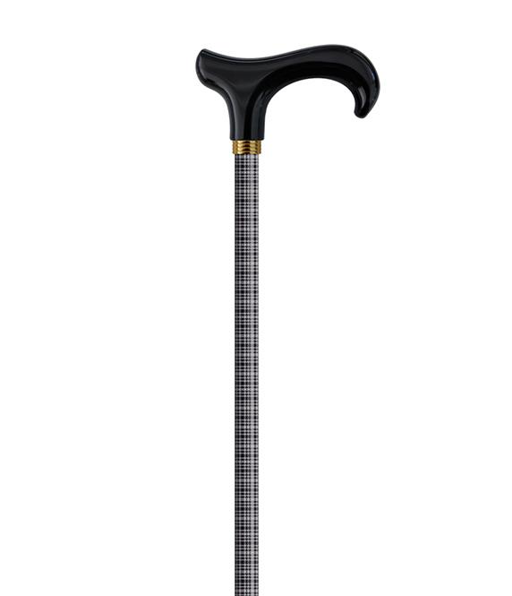 Vrijstaande Wandelstok pied de poule Handvat derby