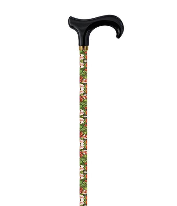 Vrijstaande Wandelstok bloemen Handvat derby